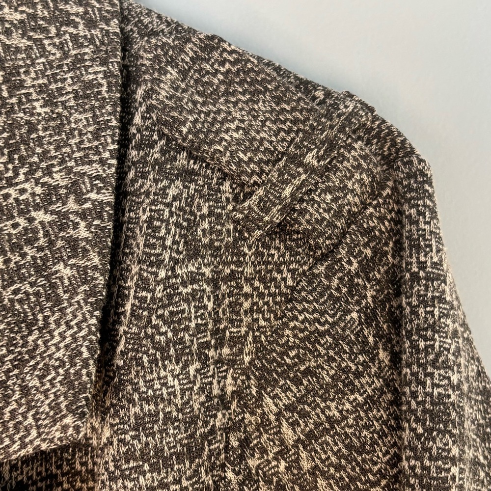 Torrid Studio Crop Military Jacket Size 2x Gray Plaid Double Textured Cropped - Picture 5 of 8